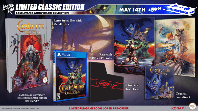 Des versions boîtes et des collectors pour Castlevania Anniversary Collection