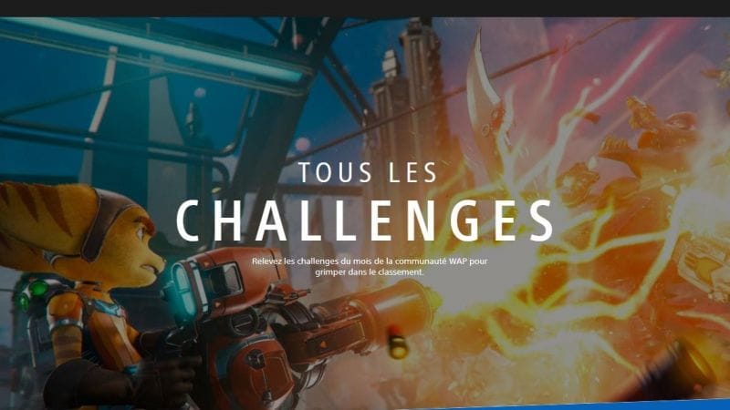 Liste des Challenges WAP (Mai 2021)