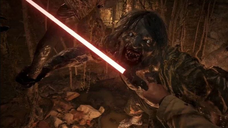 Sabre laser Resident Evil Village : Comment débloquer cet easter egg Star Wars