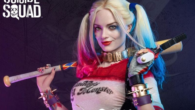 Buste d'HARLEY QUINN taille réelle