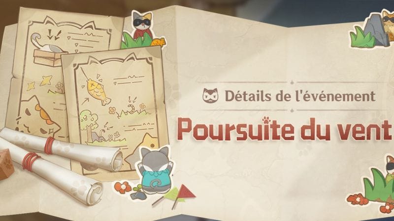 Genshin Impact - Guide de l'événement "Poursuite du vent" - Next Stage