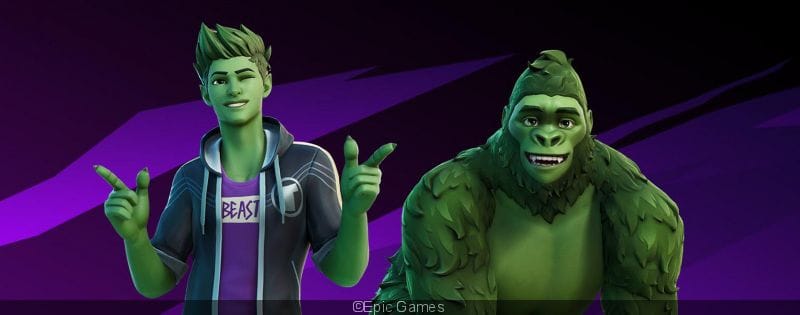 Fortnite : le skin de Beast Boy, des Teen Titans, désormais disponible