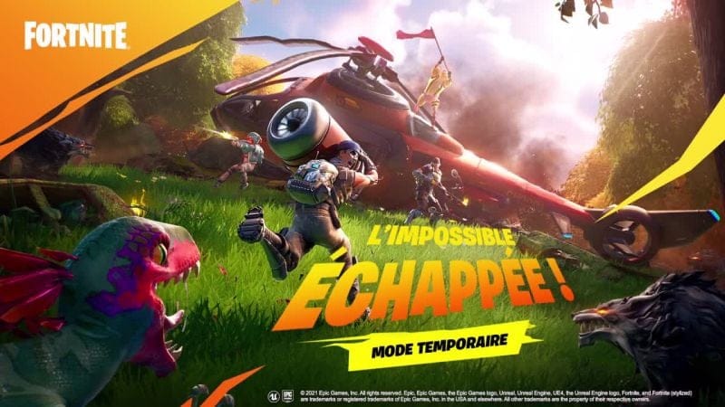 Bande-annonce Fortnite L'impossible Echappée : Un tout nouveau mode éphémère pour le jeu ! - jeuxvideo.com