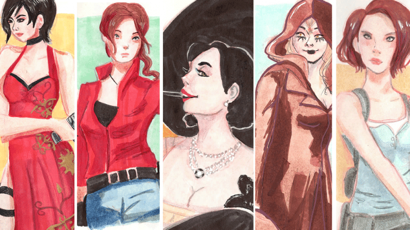 Sketchbook tour - Resident Evil