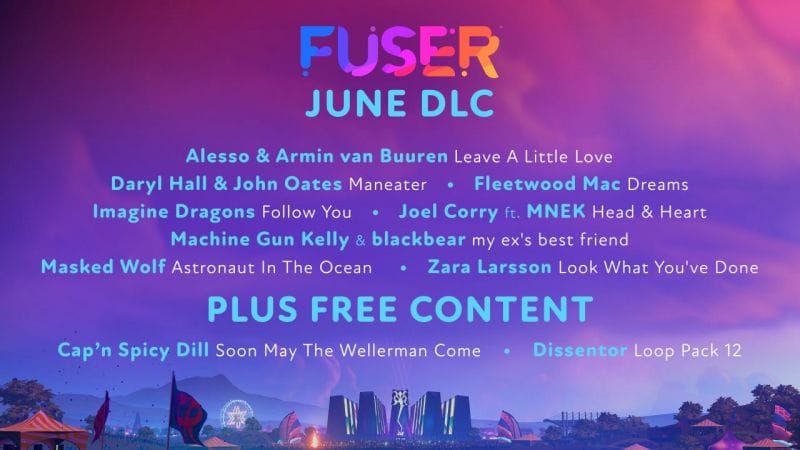 FUSER : Une vague de DLC s'abat sur le mois de juin