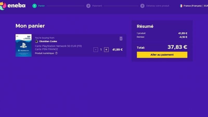 [RAPPEL] Bon Plan : Carte PSN de 50 euros pour..... 40,49 grâce à un code promo (ou 37,83 euros si votre compte Eneba contient de l'argent) !