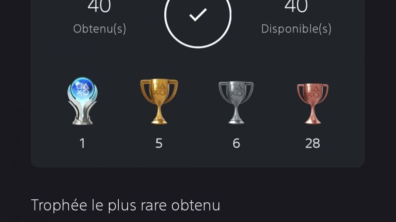 188e et 189e Platine Sable's Grimoire PS4 PS5