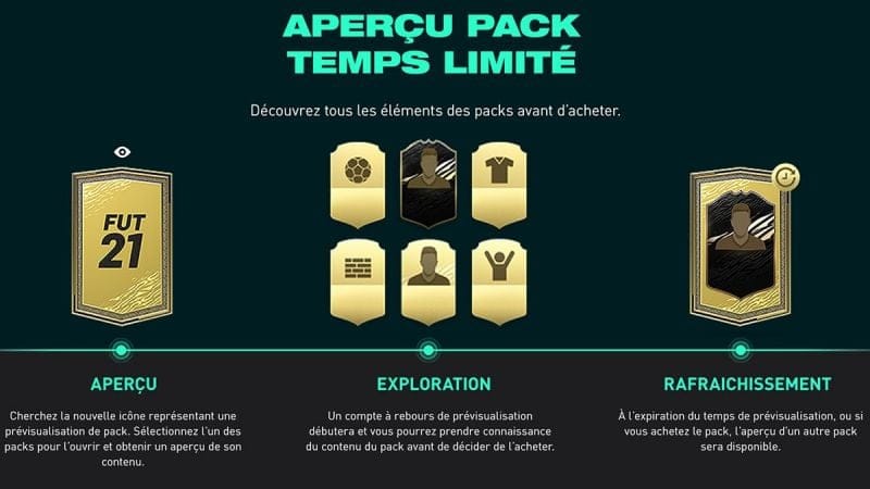 FIFA 2021 : vous pouvez voir le contenu de certaines Loot Box, fini la loterie !