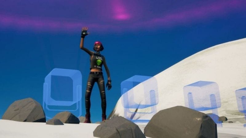 Fortnite : placer des dispositifs de communication extraterrestre au sommet des montagnes, défi