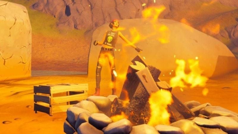 Fortnite : emplacements de feu de camp, défi saison 7