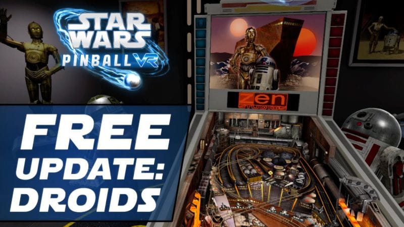 Star Wars Pinball VR profite d'une mise à jour gratuite et d'une nouvelle table