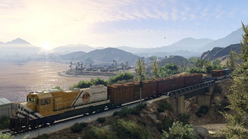 GTA 5 : un joueur a réussi à arrêter le train de Los Santos