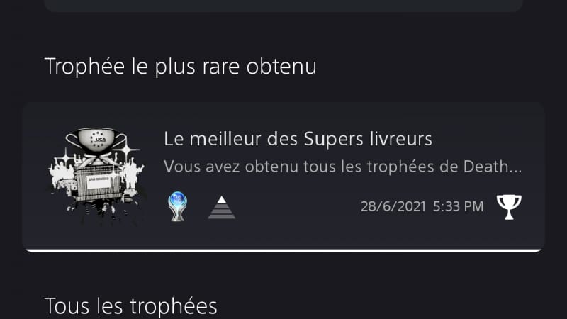 Platine death stranding