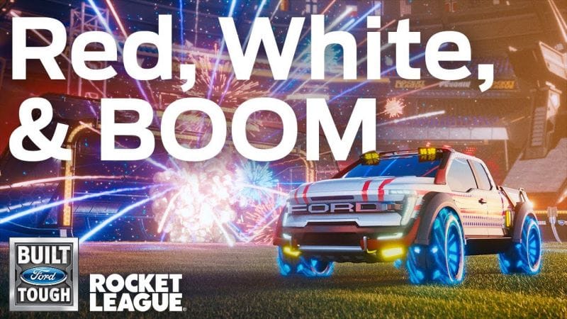 Rocket League - Ford F-150 Red, White & Boom Bundle