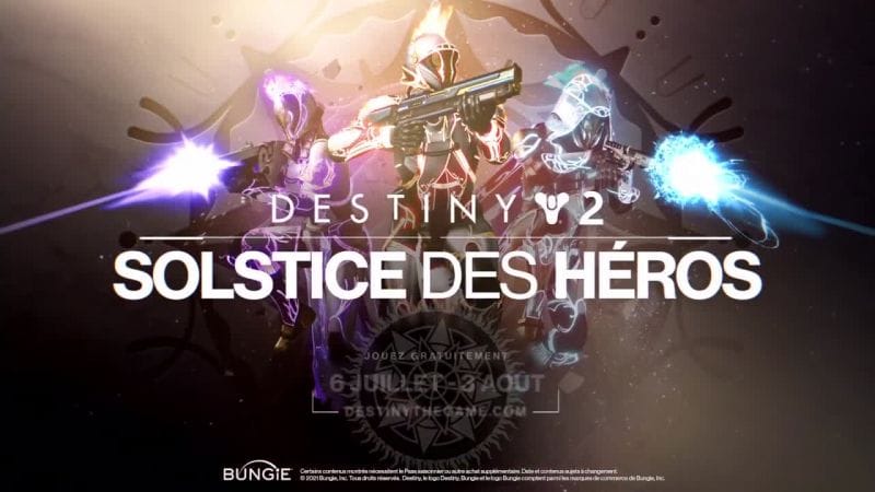 Bande-annonce Destiny 2 : le Solstice des Héros fait son grand retour - jeuxvideo.com