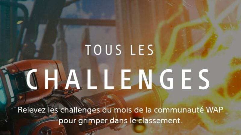 A vos challenges