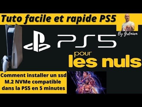 Comment installer un SSD NVME dans sa PS5 en 5 minutes