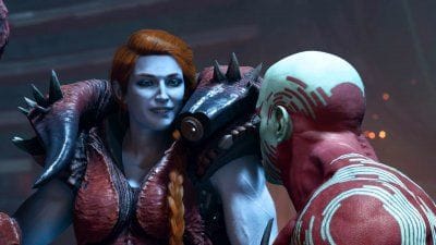 Marvel's Guardians of the Galaxy : un extrait d'une cinématique interactive avec Lady Hellbender diffusé