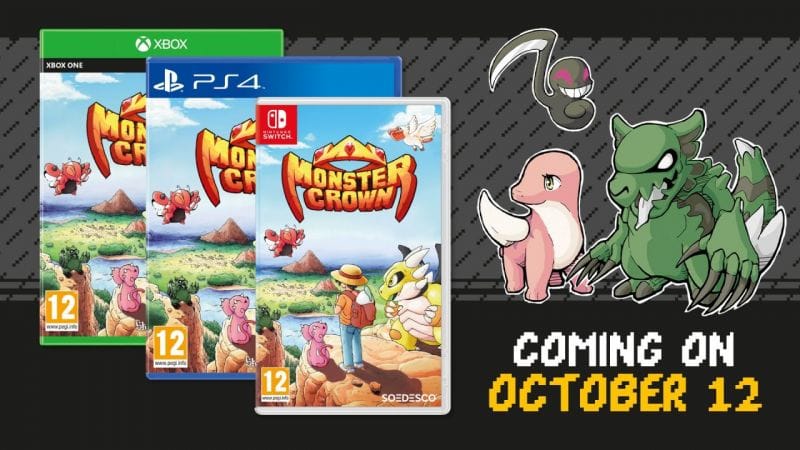 Monster Crown : Le jeu arrive le 12 octobre sur Switch, PS4 et Xbox One !