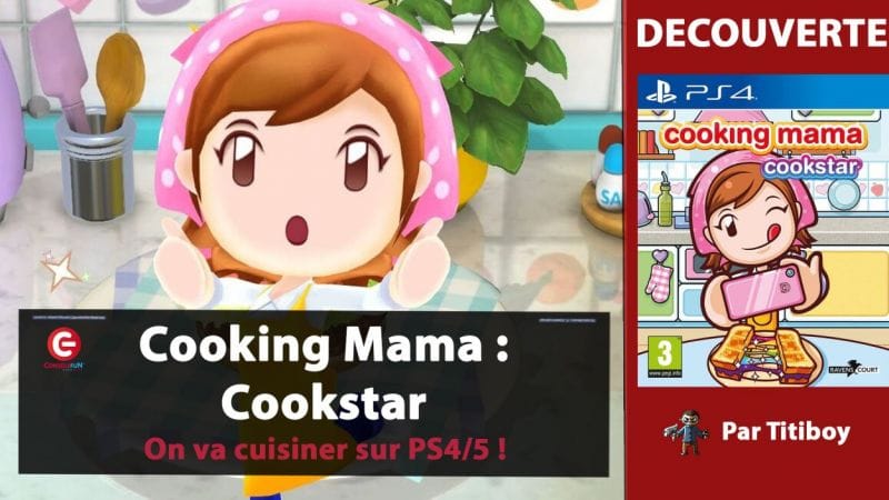 [DECOUVERTE / TEST] Cooking Mama : Cookstar - Faire la cuisine sur PS4 et PS5 !
