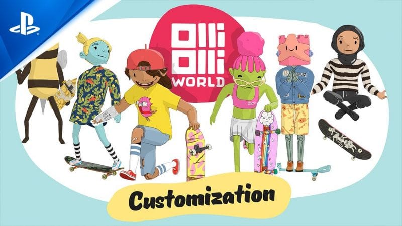 OlliOlli World - Customization Trailer | PS5, PS4