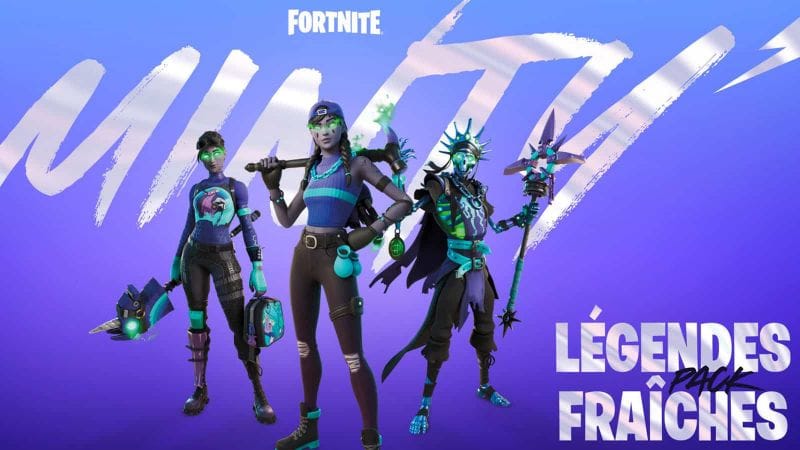 Des skins Fortnite exclusifs arrivent dans un nouveau pack