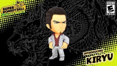 Super Monkey Ball: Banania Mania, Kazuma Kiryu débarque dans le jeu