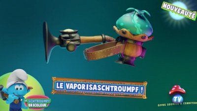 GC2021 : Les Schtroumpfs – Mission Malfeuille, Microids nous vante les mérites du Vaporisachtroumpf dans une vidéo façon télé-achat
