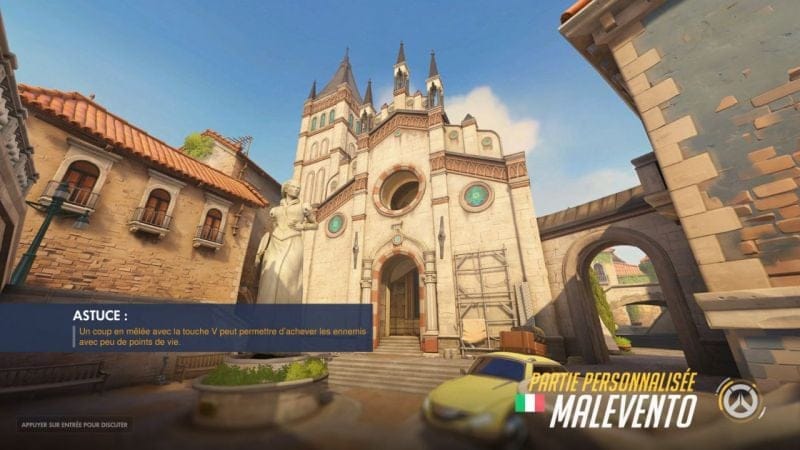 Overwatch : La carte Malevento est disponible sur la région publique de test !