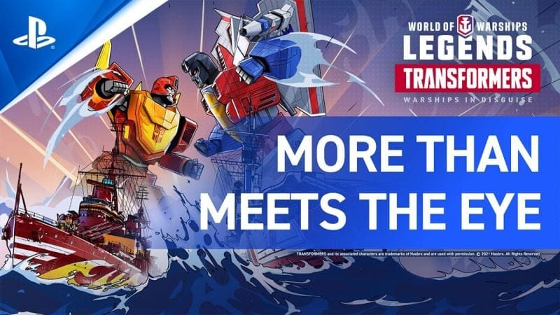 World of Warships: Legends x Transformers - More than meets the Eye | PS5, PS4