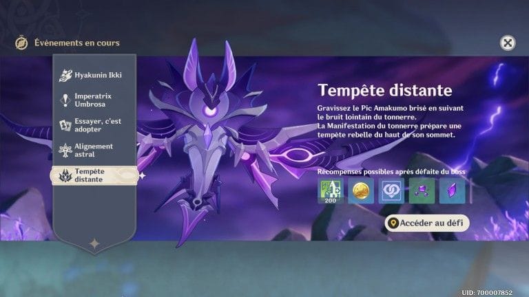 Genshin Impact, les Chasseurs d'orage de Seirai : notre guide pour débloquer le nouveau boss