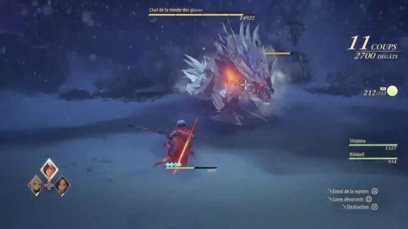 Tales of Arise : combat d'un mini boss