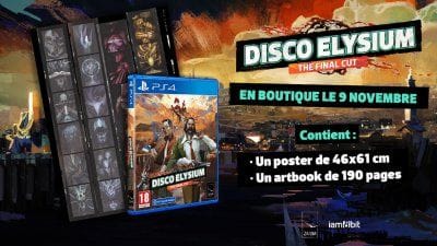 Disco Elysium: The Final Cut, une version physique annoncée sur PS4