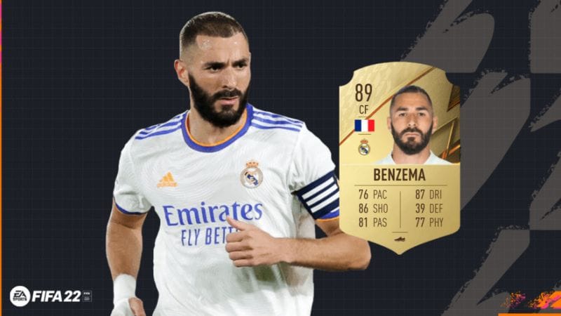 Les 11 meilleurs joueurs de LaLiga sur FIFA 22 avec Benzema en 2e position !