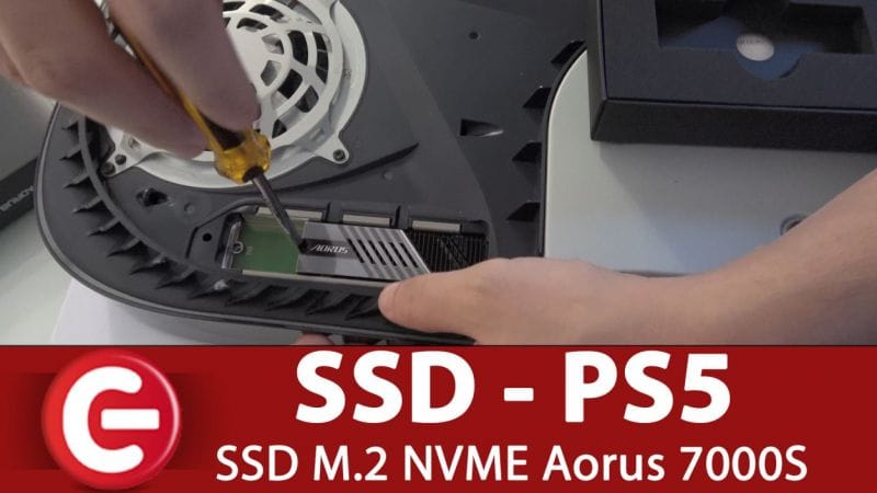 [TUTORIAL PS5] Comment installer un disque dur SSD dans votre PS5 (Aorus 7000S) ?