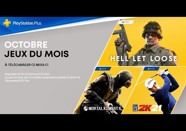 PlayStation Plus | Octobre 2021 | Hell Let Loose, Mortal Kombat X et PGA Tour 2K21