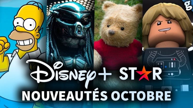 DISNEY+ : NOUVEAUTÉS qui ARRIVENT en OCTOBRE ! + STAR