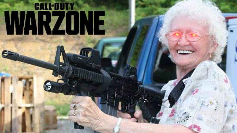 Une grand-mère accusée de triche sur Warzone après des actions incroyables