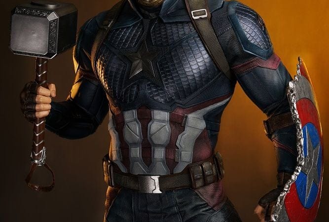 (Magnifique) Statuette pour Cpt America chez Queen Studio's