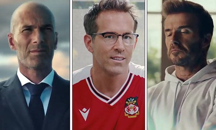 FIFA 22 : EA balance un trailer avec Ryan Reynolds, Zidan, Mbappé et Beckham
