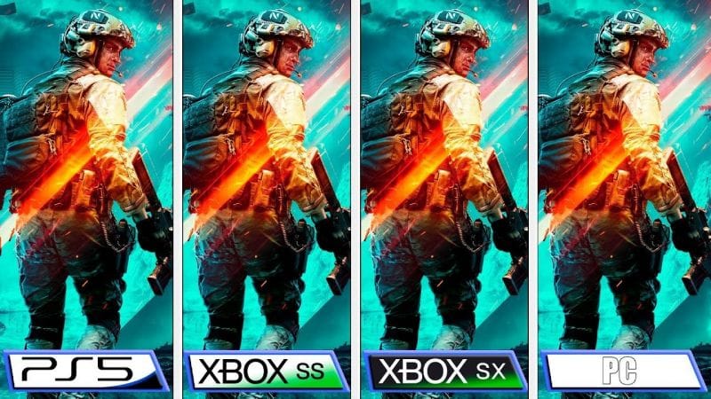 L'image du jour : BF 2042, le comparatif PS4/Pro, PS5, Xbox Series S/X et PC - Le jeu des 7 différences