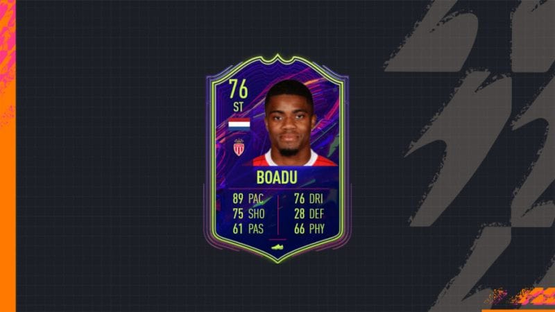 Solution DCE pour obtenir Boadu OTW sur FIFA 22