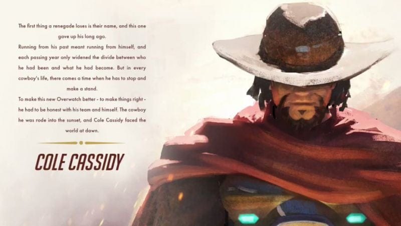 McCree disparait d'Overwatch et laisse sa place à Cole Cassidy !