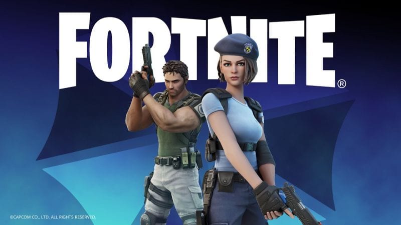 Fortnite : Chris Redfield et Jill Valentine de Resident Evil déboulent en jeu