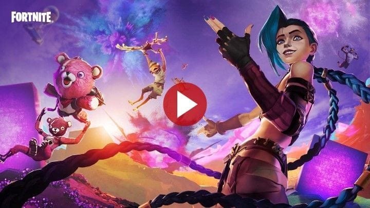 Fortnite : Jinx, personnage de League of Legends et héroïne de la série Arcane débarque dans le jeu !