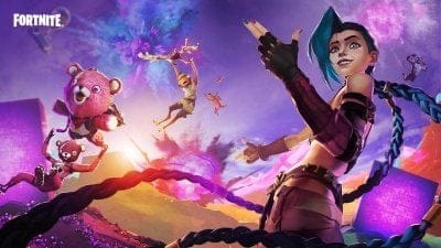 Fortnite : Jinx de League of Legends débarque sur l'île, merci Arcane !