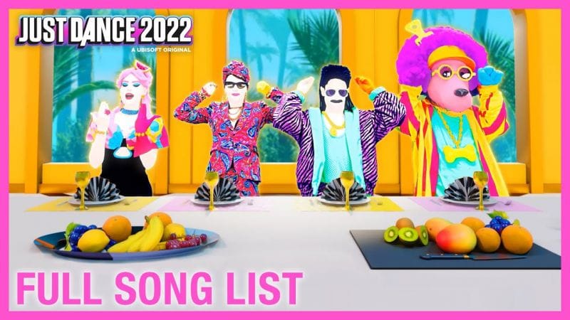 Just Dance 2022 : La liste des 40 musiques est disponible