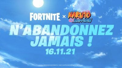 Fortnite : ce qui devait arriver arriva, la collaboration avec Naruto confirmée !