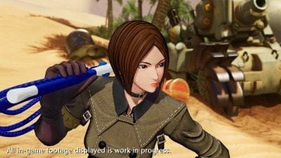 The King of Fighters XV : Whip revient donner une correction à ses adversaires à grands coups de fouet dans son trailer de gameplay