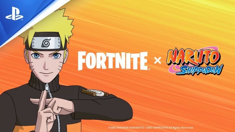 Fortnite - Trailer Naruto arrive sur l'île avec les autres membres de l'Équipe 7 | PS4, PS5